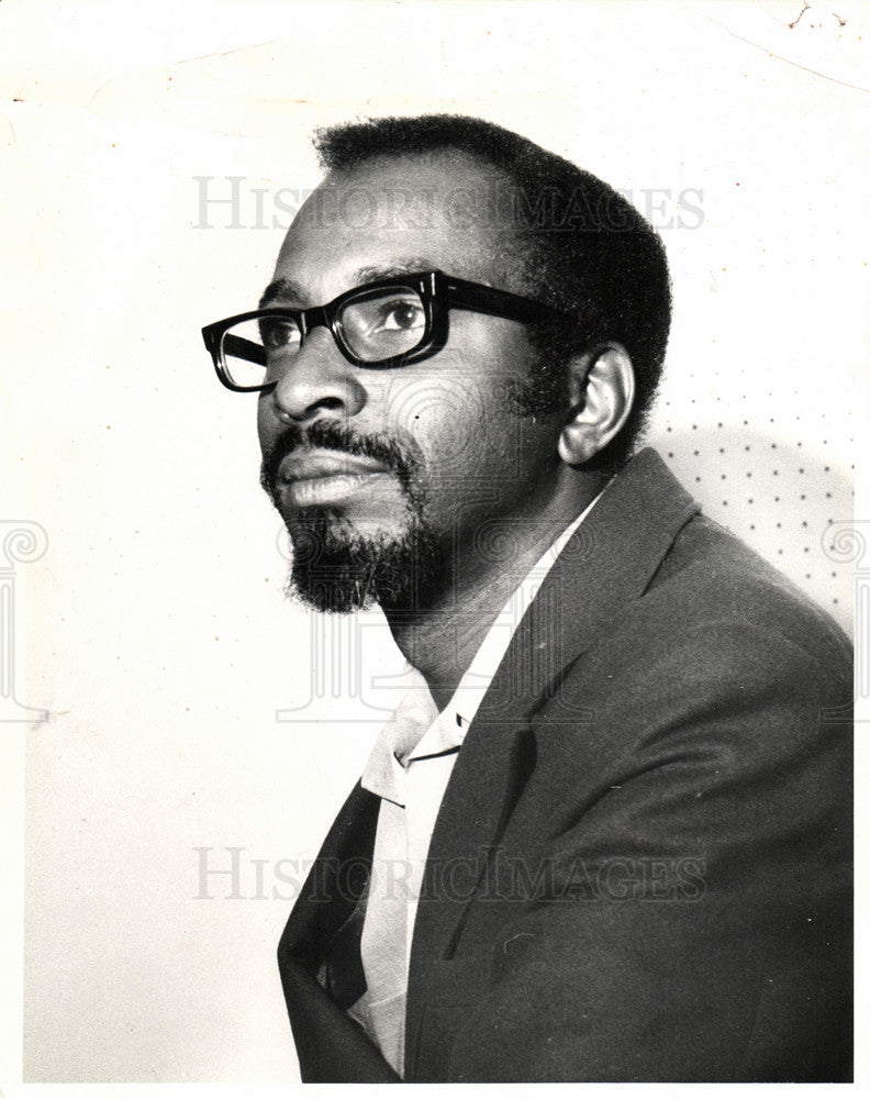 1971 Press Photo Garland L. Jaggers, 36, Detroit - Historic Images