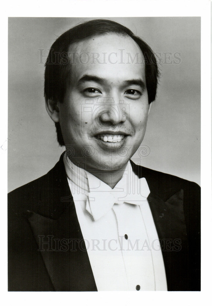 1989 Press Photo Kenneth Jean Conductor Music Camp MI - Historic Images