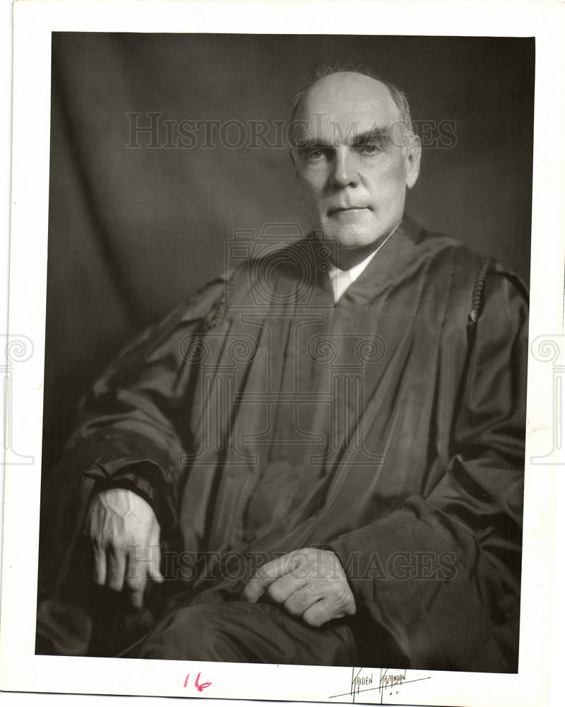 1948 Press Photo Ira Waite Jayne judge Wayne county - Historic Images