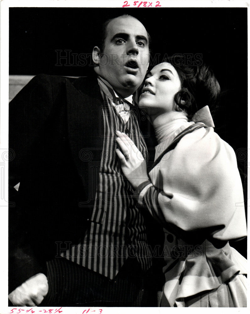 1967 Press Photo Jeffrey Tambor Kay Jay play Hilberry - Historic Images