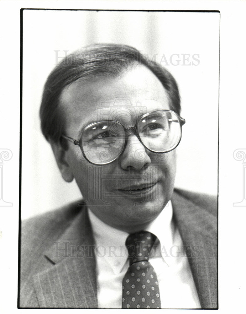 1984 Press Photo Mitchell Jaworski National Development - Historic Images
