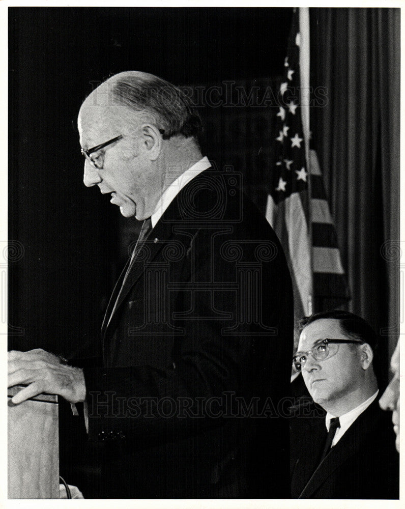 1969 Press Photo Jacob K.Javits Senator New York - Historic Images