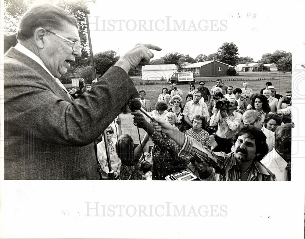 1978 Press Photo Howard Jarvis California Anti-tax - Historic Images