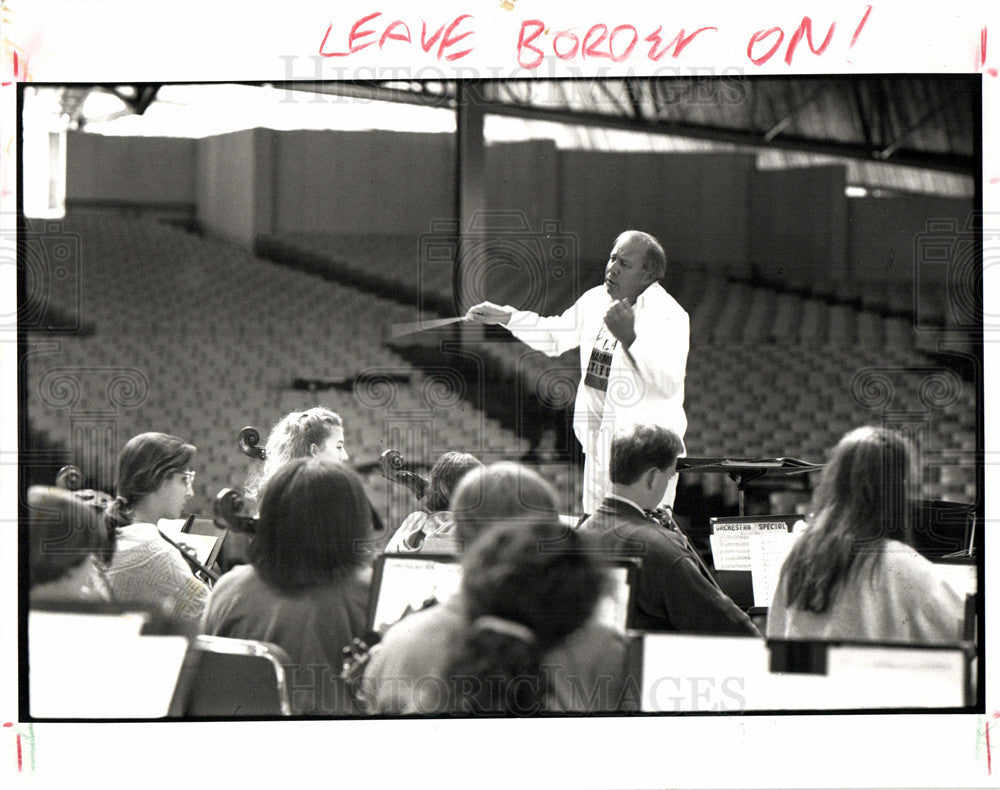 1991 Press Photo Neeme J?rvi Estonian-born conductor - Historic Images