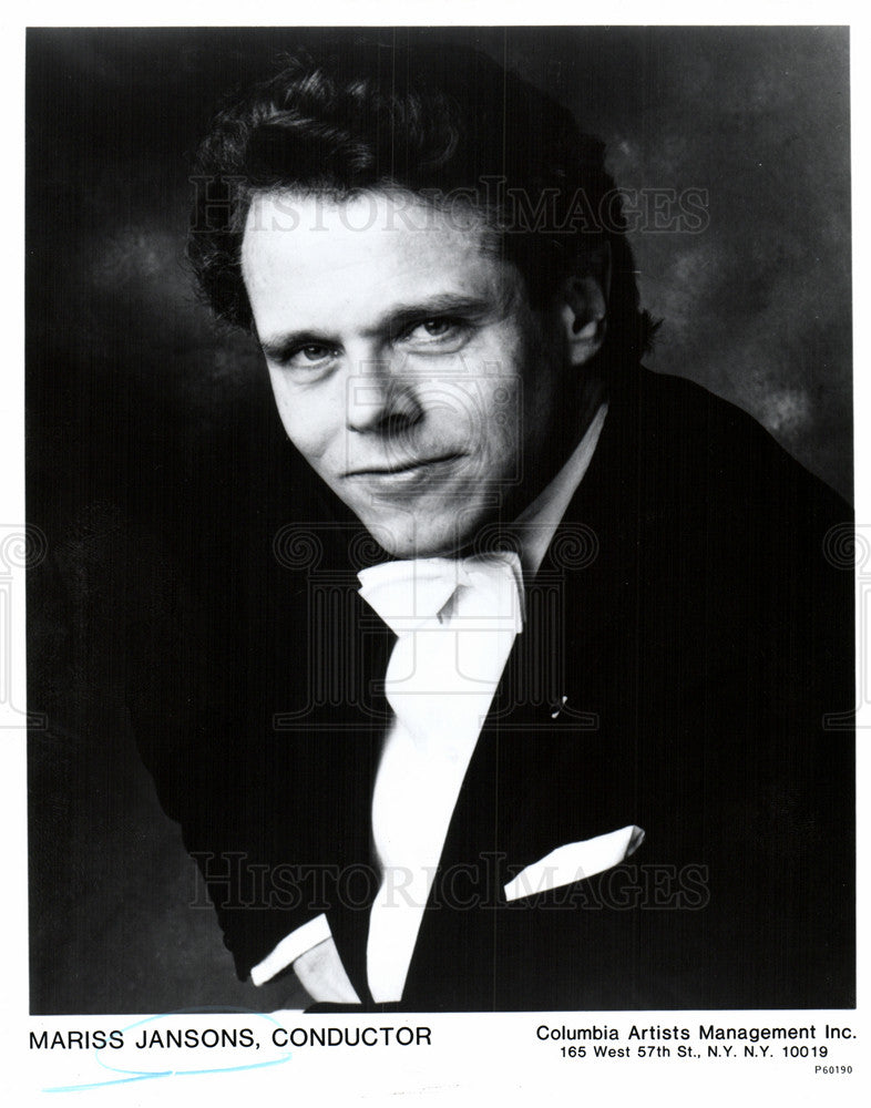 1995 Press Photo Mariss Jansons Latvian conductor - Historic Images