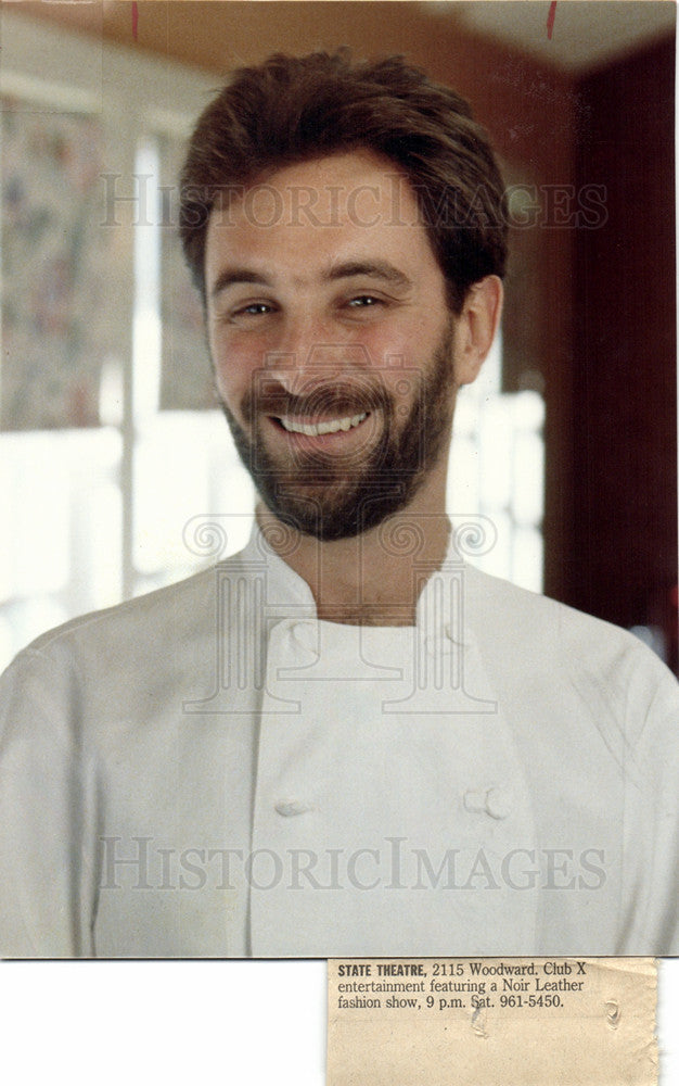 1992 Press Photo Ed Janos highly skilled Chef - Historic Images