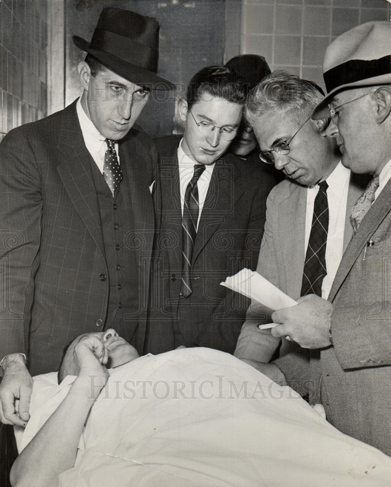 1936 Press Photo Jesea Janek hospital divorce judge - Historic Images