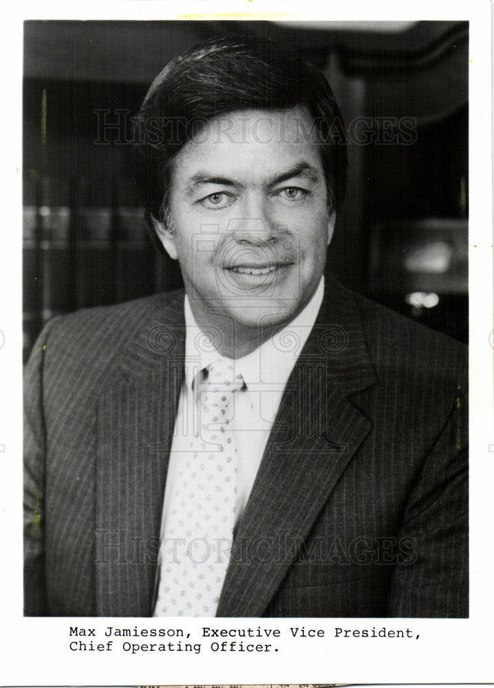 1986 Press Photo Max Jamiesson CEO Hyundai Motors - Historic Images