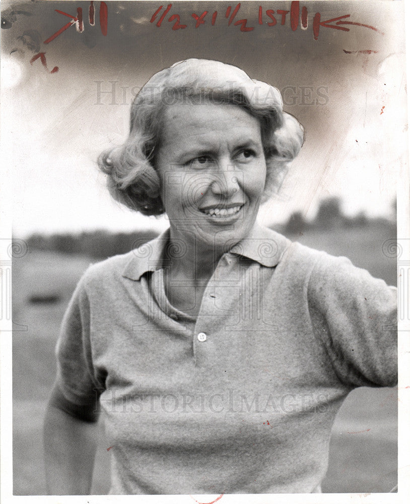 1955 Press Photo Betty Jameson golf LPGA founder - Historic Images