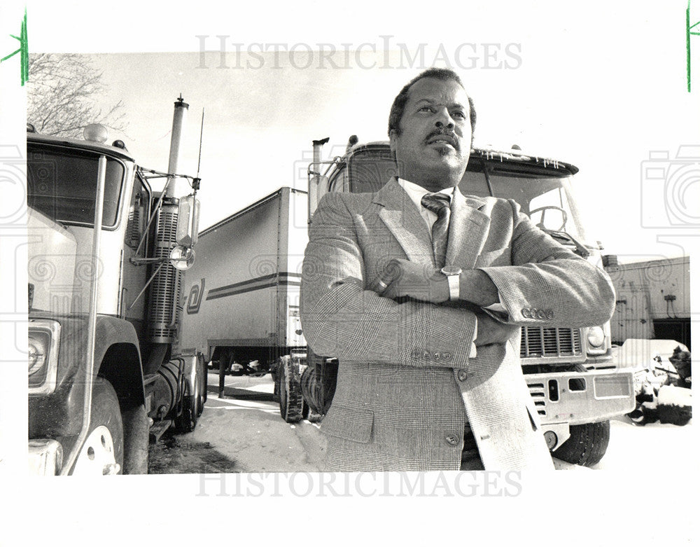 Press Photo John James O.J. Transport Company - Historic Images