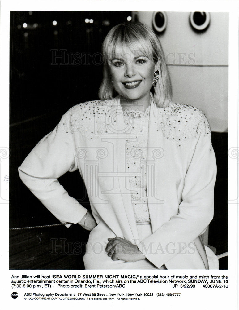 1990 Press Photo Ann Jillian - Historic Images