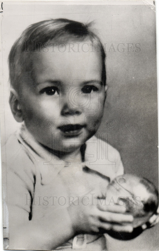 1944 Press Photo Ronald Thompson missing child Dayton - Historic Images