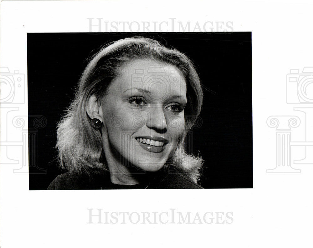 Press Photo Tish Jett Detroit Free Press Writer - Historic Images