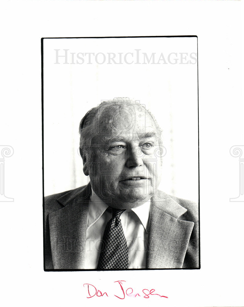 1982 Press Photo Don Jensen - Historic Images