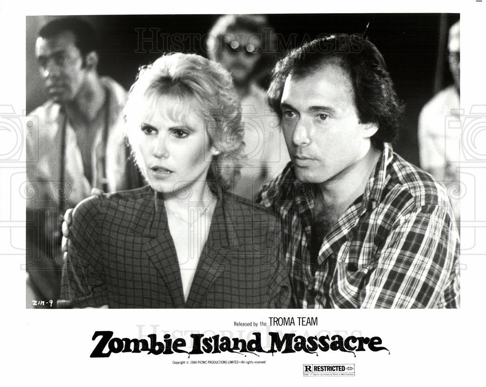 1985 Press Photo Rita Jensette Zombie Island Massacr - Historic Images