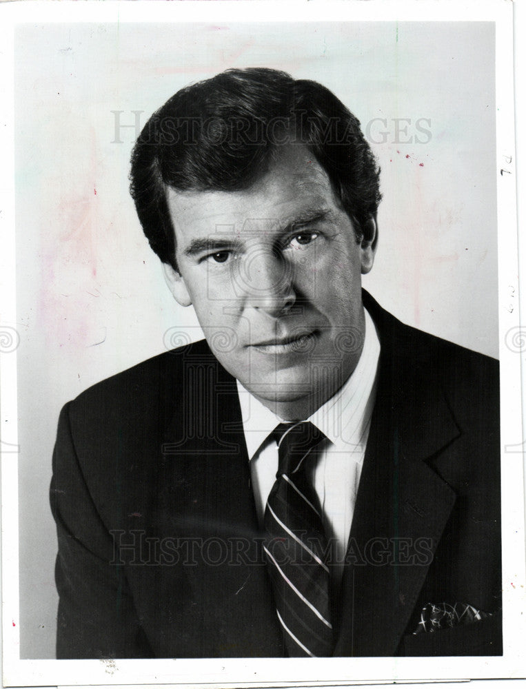 1985 Press Photo Peter Jennings American journalist ABC - Historic Images