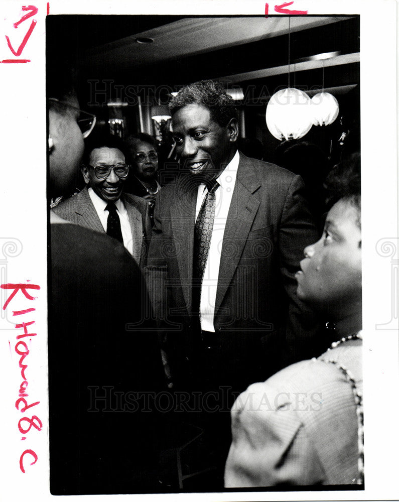 1990 Press Photo Franklyn Jenifer President - Historic Images