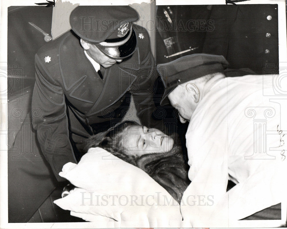 1950 Press Photo Edward Jefferies Detroit Mayor Spouse - Historic Images