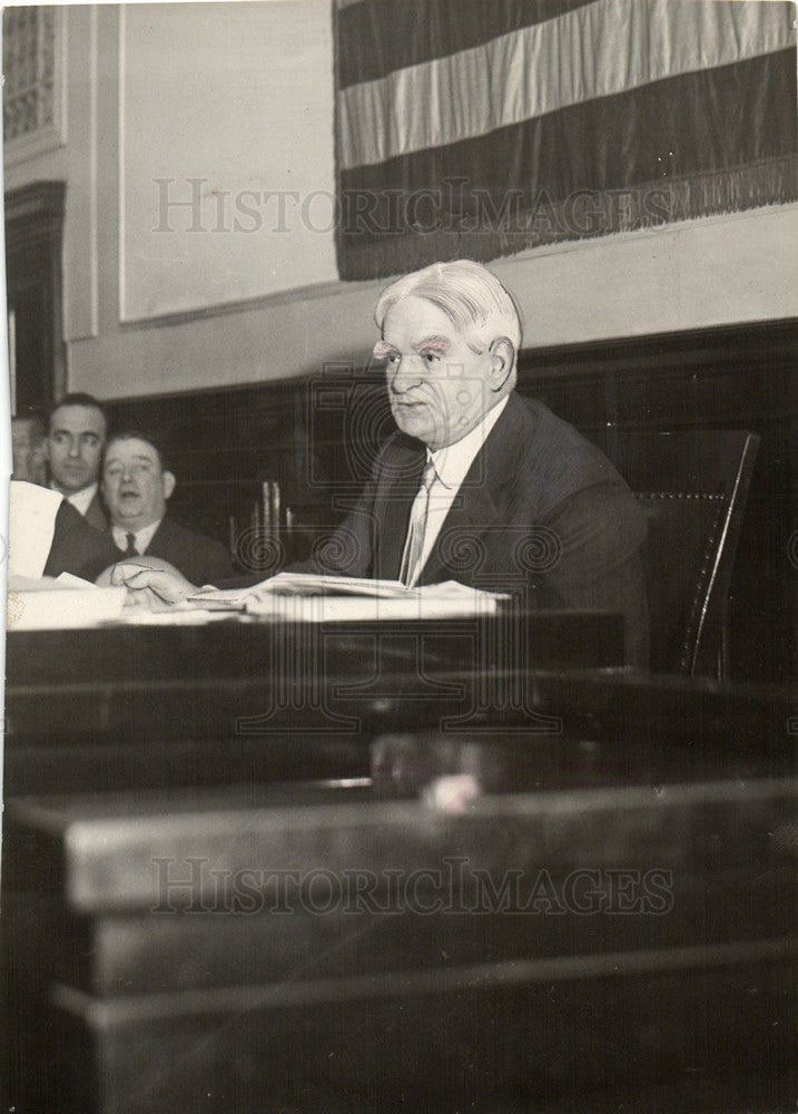 1931 Press Photo Edward J. Jeffries Jr. , politician - Historic Images