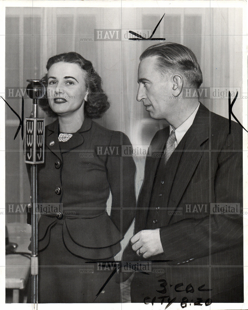 1941 Press Photo Edward J. Jeffries Jr. politician - Historic Images