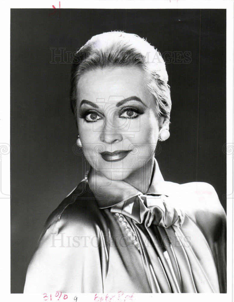 1985 Press Photo Anne Jeffreys American actress - Historic Images