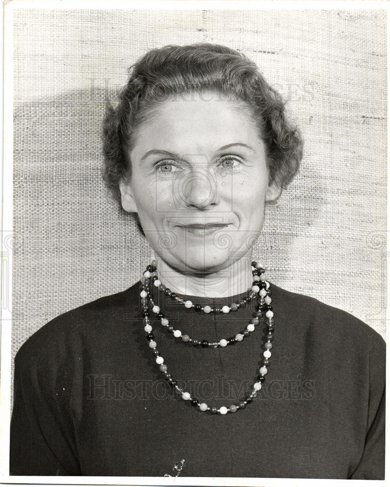 1960 Press Photo Mildred Jeffrey Head of UAW Activist - Historic Images