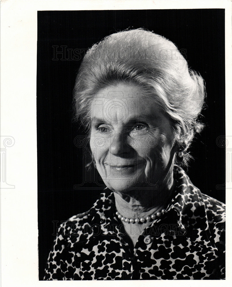 Press Photo Mildred Jeffrey political activist UAW - Historic Images