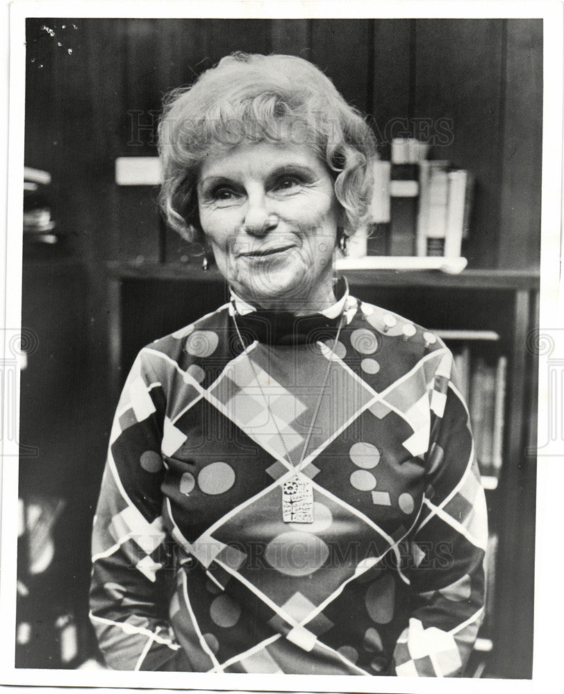 Press Photo Mildred Jeffrey political activist UAW - Historic Images