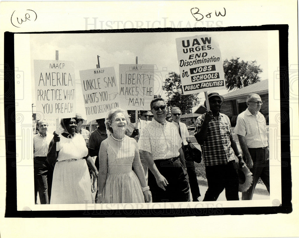 1993 Press Photo Mildred Jeffrey political activist UAW - Historic Images