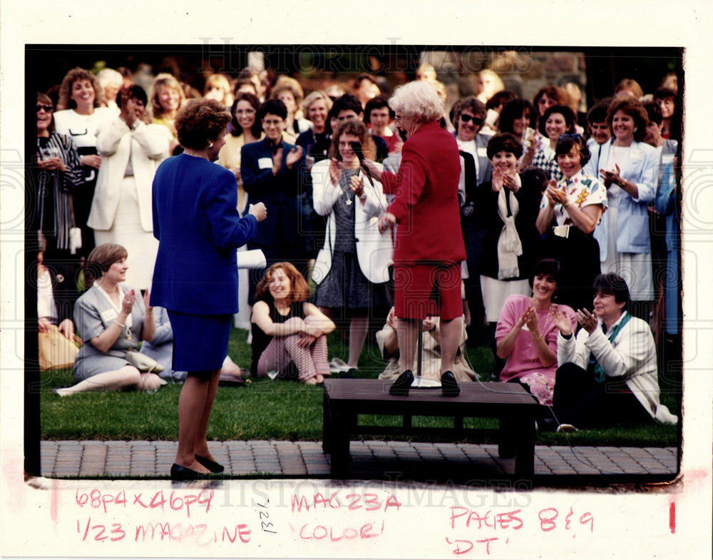 1994 Press Photo Mildred Jeffrey political activist UAW - Historic Images
