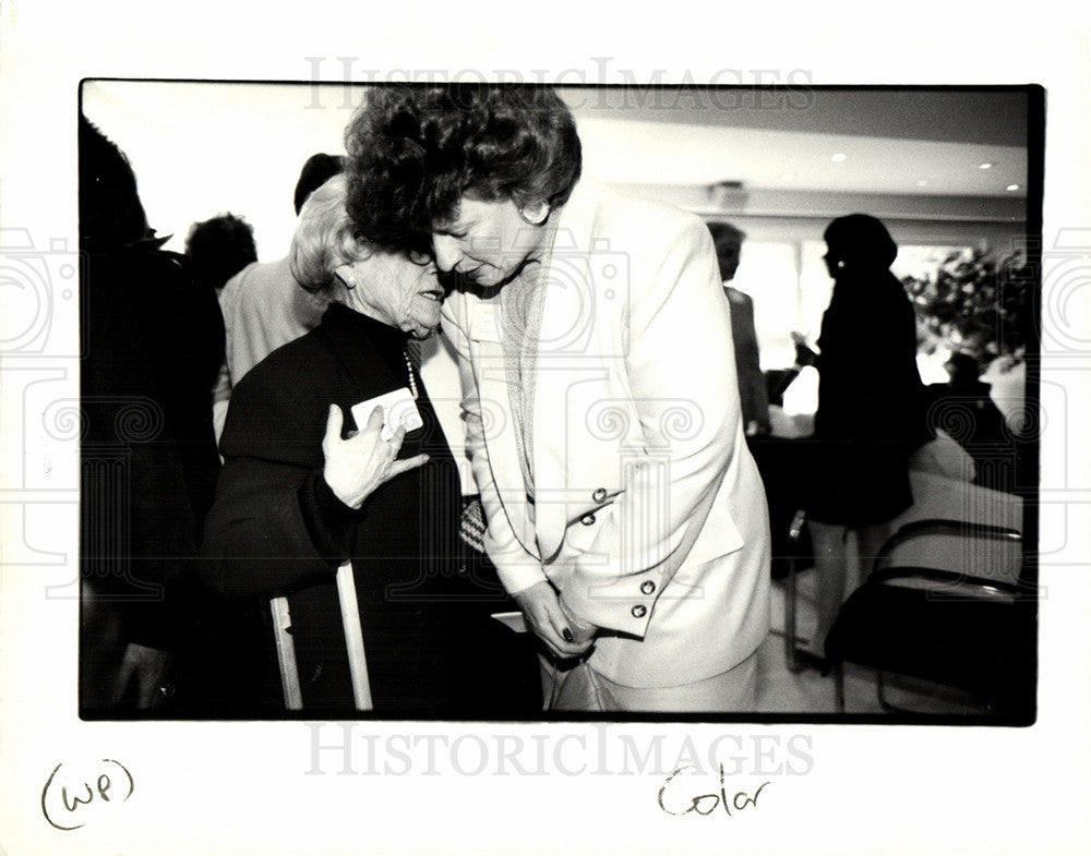 1993 Press Photo Millie Jeffrey Union Organizer - Historic Images