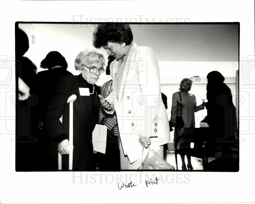 1993 Press Photo  Mildred Jeffery - Historic Images