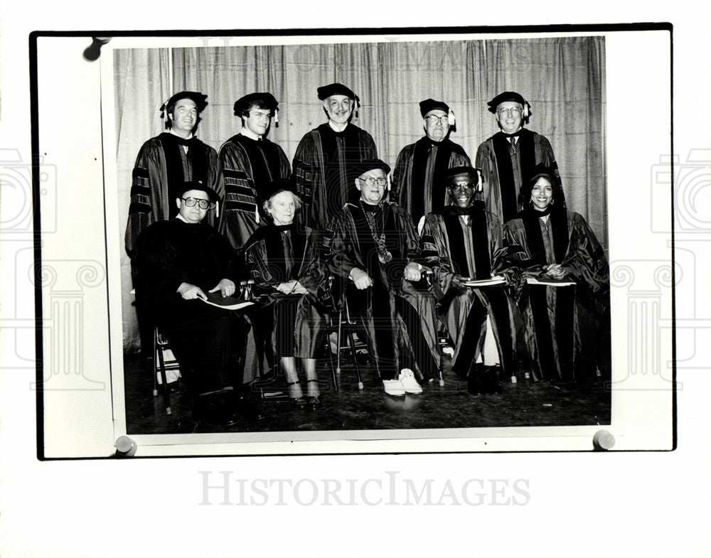 1993 Press Photo M. Jeffrey President WSU - Historic Images