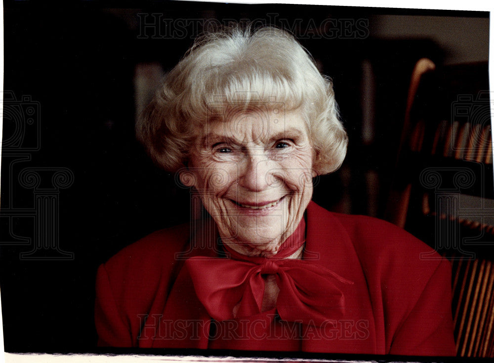 1994 Press Photo Mildred Jeffrey political activist UAW - Historic Images