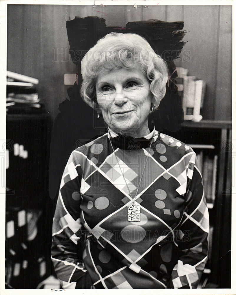 1971 Press Photo Mildred Jeffrey Parks and Recreation - Historic Images