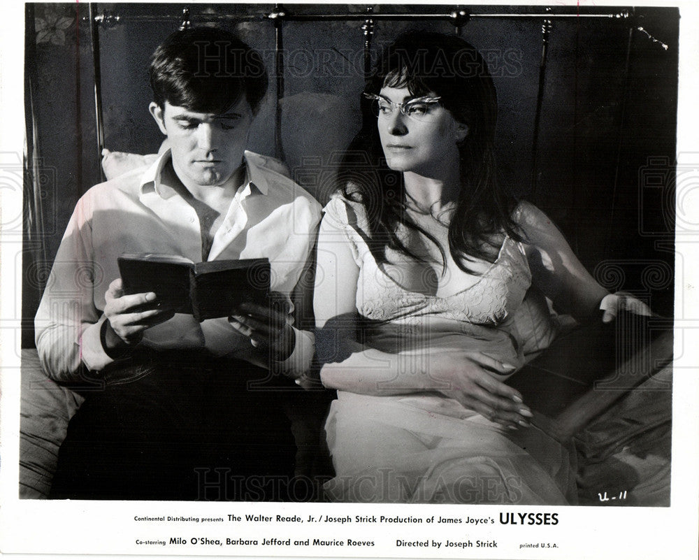 1967 Press Photo Maurice Roeves Barbara Jefford Ulysses - Historic Images