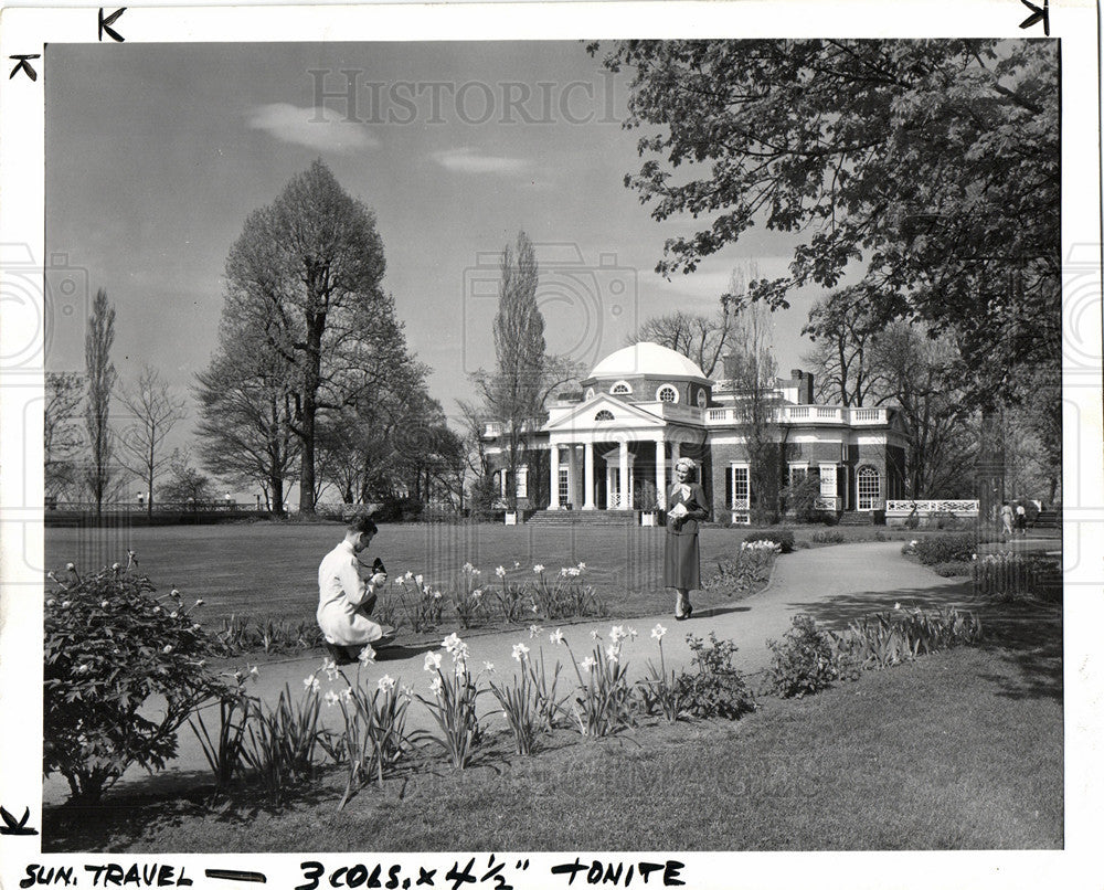 1956 Press Photo Thomas Jefferson US President - Historic Images