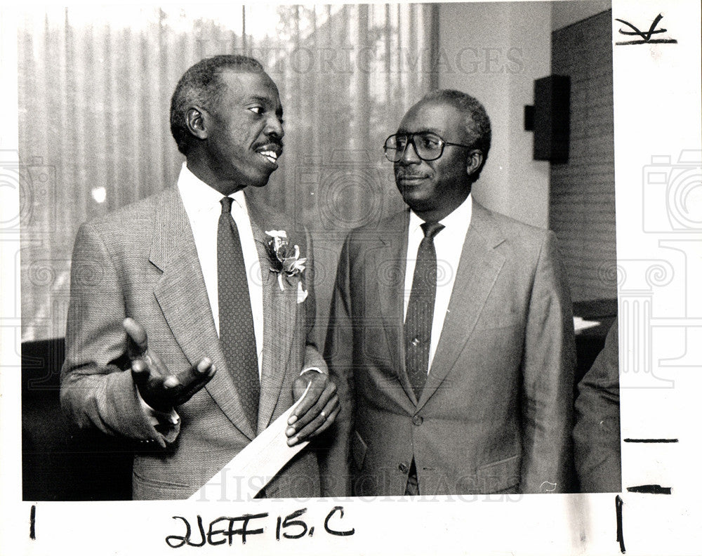 1989 Press Photo ARTHUR JEFFERSON WALTER DOUGLAS - Historic Images