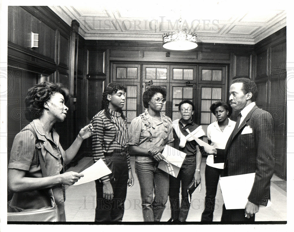 1982 Press Photo Arthur Jefferson superintendent - Historic Images