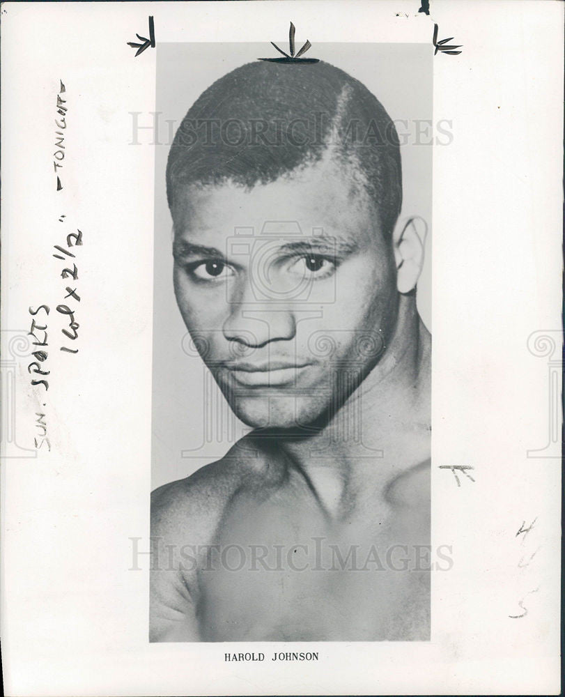 1954 Press Photo Harold Johnson professional boxer - Historic Images