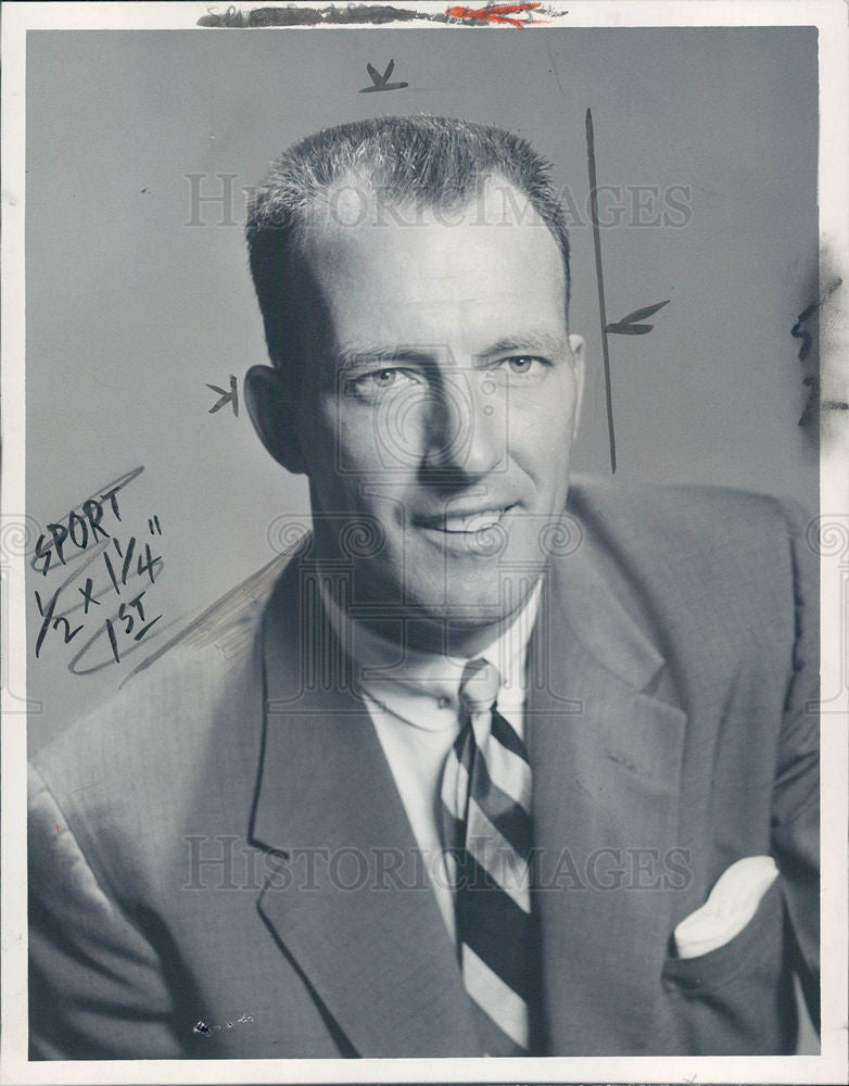 1956 Press Photo Glen Johnson Golf Amateur Michigan - Historic Images