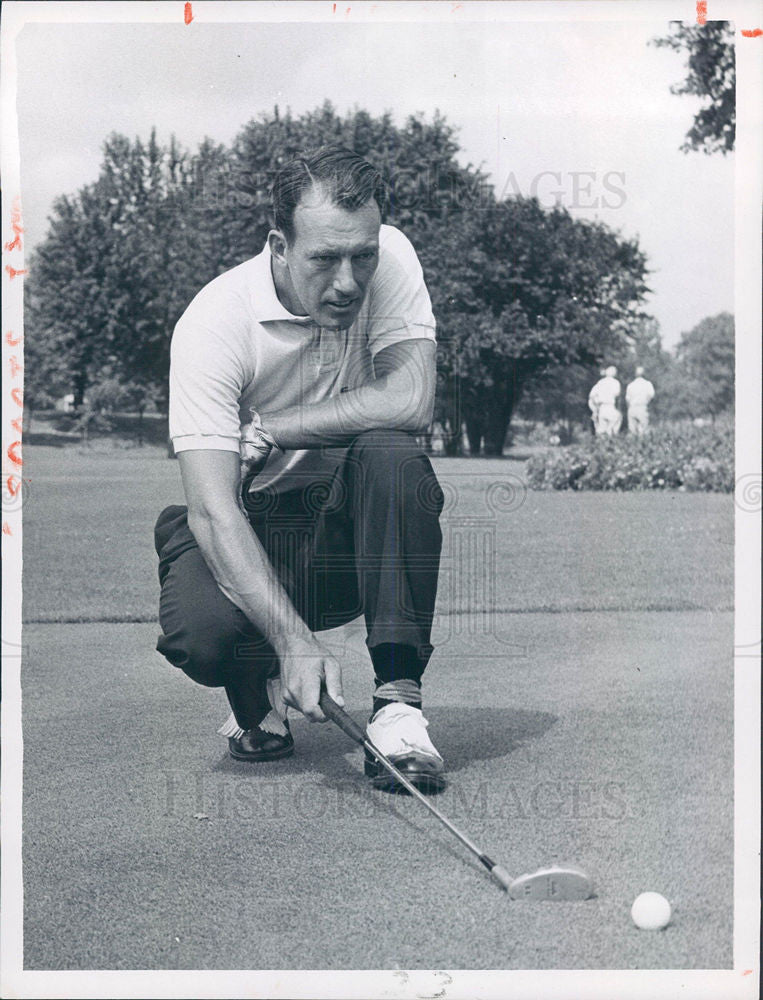 1957 Press Photo Glenn Johnson Pro Golfer - Historic Images