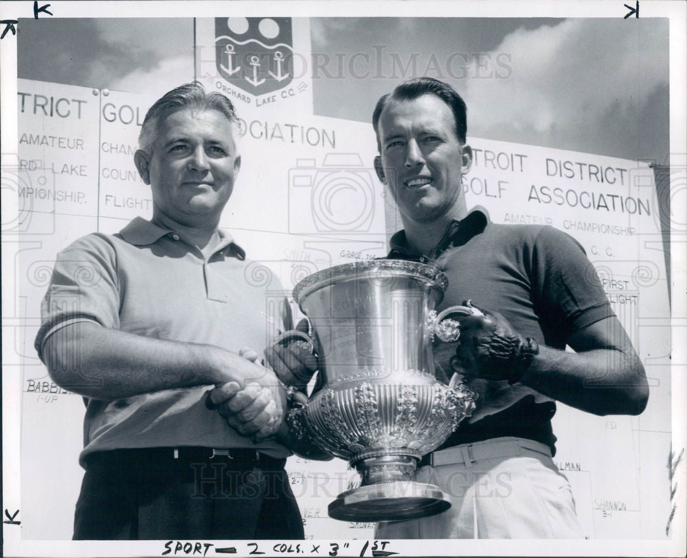 1955 Press Photo Glenn Johnson, Golf - Historic Images