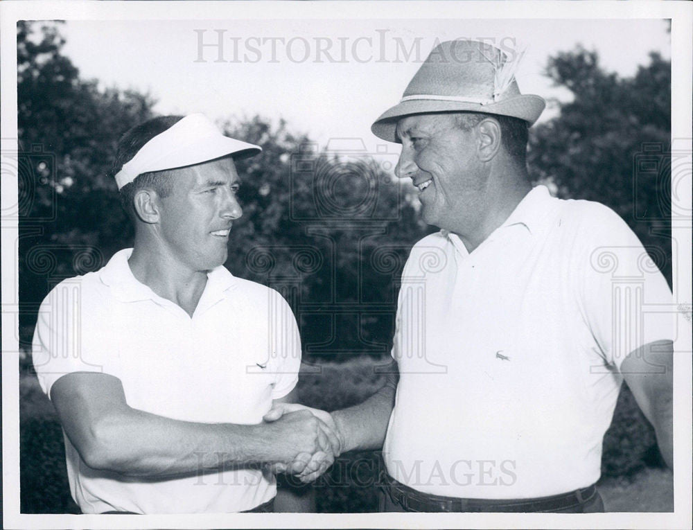 1956 Press Photo Glenn Johnson Golf Golfer Michigan - Historic Images