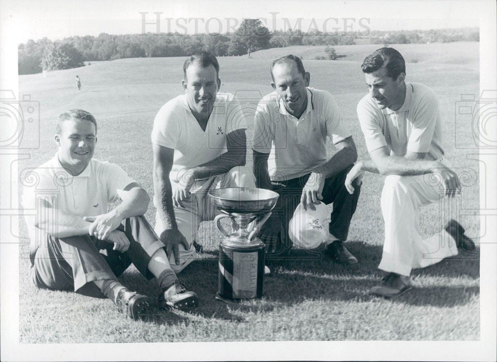 1957 Press Photo Charlevoix Lloyd Syron Glenn Johnson - Historic Images