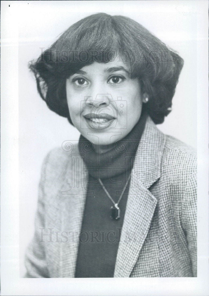 1982 Press Photo Charlotte Johnson, account executive - Historic Images