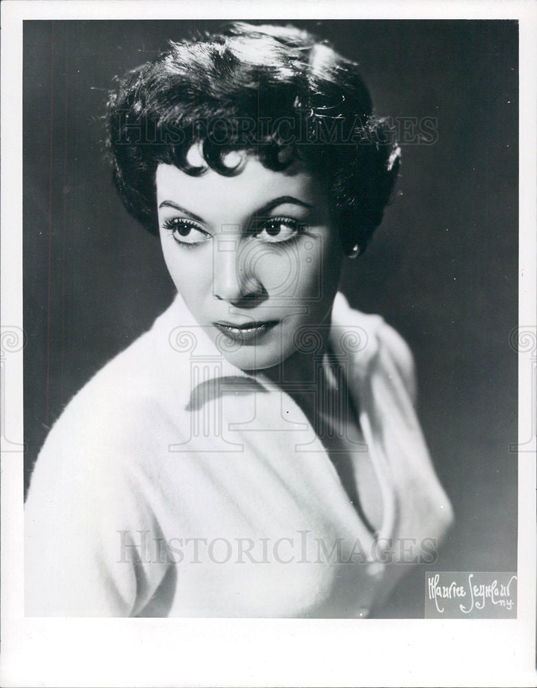 1951 Press Photo Actress Cathy Johnson - Historic Images