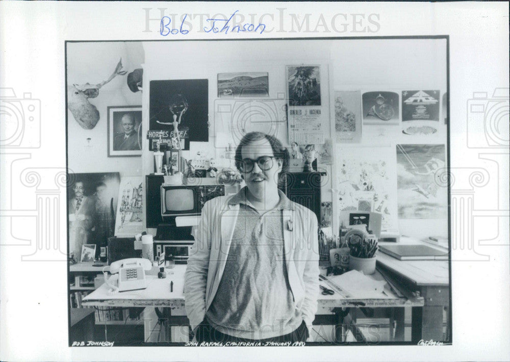 1980 Press Photo bob johnson - Historic Images