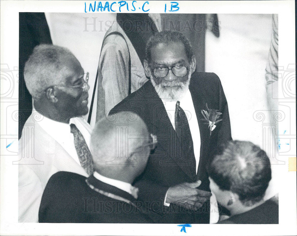 1993 Press Photo Arthur Johnson NAACP head - Historic Images