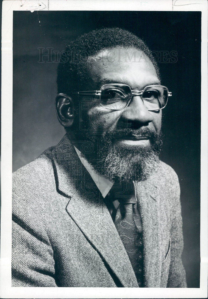 1978 Press Photo Wayne State Administration Johnson - Historic Images